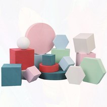 촬영용 전시대 디스플레이 작품 박스 받침대 소품, 핑크큐브5X5X5CM0x0cm