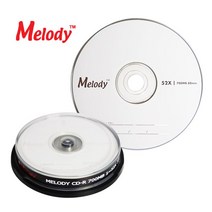 [모비딕컴퍼니] 영상저장CD 공시디 녹화용씨디 공CD통 저장 공DVD 공디브이디 phiao, 잇★ (멜로디) 700M CD-R 52X 10P 케익, [좋아요]