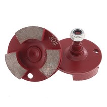 시멘트 콘크리트 연마기 연삭기68MM 경 사진 가장자리 금속 다이아몬드 바닥 연마 패드 본드 그라인딩 블록, 01 빨간_02 60_01 68mm