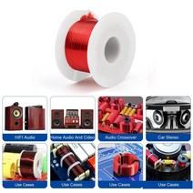 1Pcs 공기 코어 인덕터 무산소 구리 1.2mm 0.3mH7.2mH 스피커 크로스 오버 프레임 코일 주파수 분배기, [06] 1.2mm 2.0mH