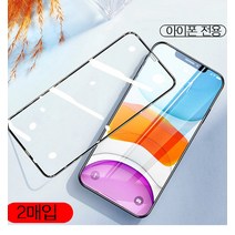 1+1 유리강화 거울 지문방지 사생활보호 아이폰 필름, 프리미엄 미러유리필름 1개