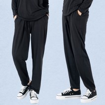 women black pants semi loose large light long pleated for woman string band wide fit style span