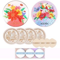최신상 에이지투웨니스 에센스 커버팩트 플로라 에디션 본품2개 + 리필4개 +퍼프 3매, 21 호세트+퍼프3매
