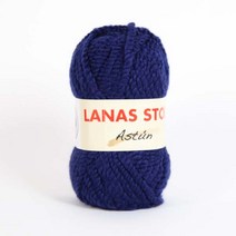 [앵콜스단독] 오스턴 Astun 80g 보풀적은 겨울실 목도리 모자 뜨개실, 422 네이비(낱볼)