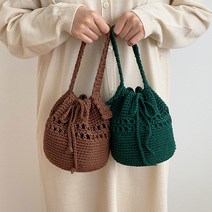 [울클럽DIY] [코코스뜨개] 미니밀리 토트백 (동영상), 714 그린