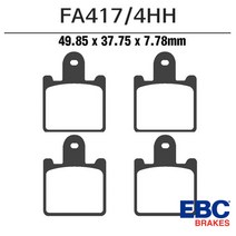 EBC GTR1400 프론트 브레이크패드 FA417HH