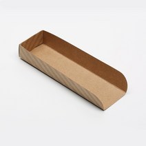 거성팩 크라프트 체크 소떡트레이 20cm, 1개, 2000장