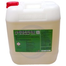 (주)SYB컴퍼니 킴엔에스 강력기름때 제거제 수퍼크린업파워 18.75L 공업용산업용 기름때 묵은때제거 청소약품, 1개