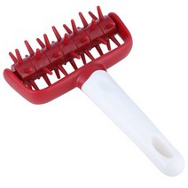 피자붕어빵 피자 쿠키 제빵 도구 DIY 플라스틱 반죽 롤러 과자 파이 바늘 바퀴 커터 재봉틀 빵 펀치 Bakeware 115654, red