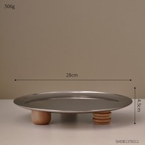 인스타감성 주얼리 악세사리 트레이 힙한 인테리어 6, 실버 원형 트레이