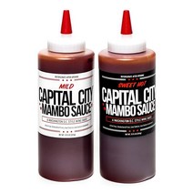 Capital City Mambo Sauce 캐피탈 시티 맘보 소스 마일드 앤 스위트 355g X 2팩, 1개