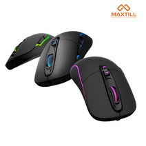 TRON G10 pro 게이밍 마우스 추천 마우스가격 게임용, 매트블랙