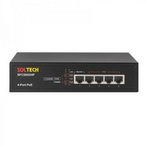 SOLTECH SFC505HP 스위칭허브 100Mbps 5포트 PoE+