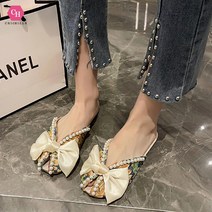 시크힐즈 샤립 리본 여름 슬리퍼 01373