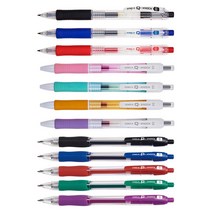 동아 Q노크 P노크 볼펜 큐노크 피노크 Q-KNOCK P-KNOCK, Q노크(화이트빨강/0.4mm)