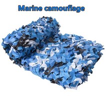 사계절캠핑 강화 위장 캔버스 해변 정원 가지, 57.Marine camouflage - 3x3m