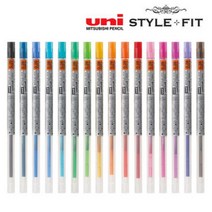유니 시그노 스타일핏트 젤잉크 리필심 UMR-109 0.38mm, 10개입, 핑크