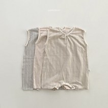 여름 두리수트 아기 베이비 베베 백일아가 200일애기 선물 체크 슈트
