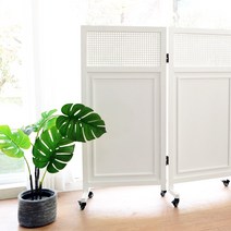로브 이동형 바퀴 2단 파티션 (600) 인테리어 까페 사무실 칸막이 가벽, 화이트
