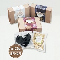 [은색초코]하트미역(20g)+잡곡(100g) 결혼답례품 돌잔치 조문 회사단체선물 시보해제 어린이집생일선물, 1박스, 오색현미
