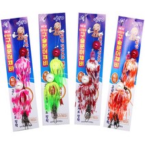 [광호낚시샵] 다잡아 구슬문어채비 문어에기 문어 쭈꾸미 채비 에기 문어채비 꽃게문어채비 선상문어채비 워킹문어채비, 다잡아구슬문어채비2단(1개입) 그린