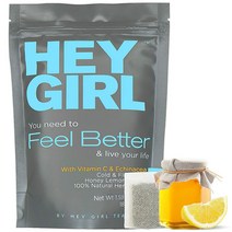 HEY GIRL Feel Better Herbal Tea 헤이걸 필베터 허브티 비타민C 인삼 생각 여성을 위한 사려 깊은 선물