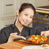 브랜드없음 마스케어 메탈 투명 위생마스크 식당 주방 조리용 1개입, 단품없음