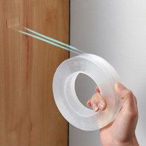 1/3/5M Double Sided Adhesive Tape Waterproof Reusable Wall Stickers Transparent Strong Sticky Glue F, 30mm, 5m, 1mm