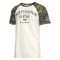 덕앤벅컴앤더 Duck and Buck Commander 남성용 Knowles 래글런 크루 베이지, X-Large