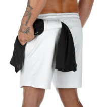 오너클랜 남자 트레이닝 반바지 밴딩 팬츠 지퍼주머니 헬스