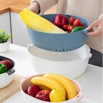 다용도 믹싱볼 미끄럼방지 친환경소재 물빠짐채반
