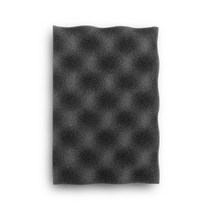 엠보싱 세차 스펀지 블랙 20.5x14x5cm, 1개