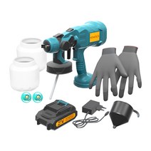 홈박스 페인트킹 자동분사 페인트건 에어 스프레이건 페인트 분무기 에어리스 무선스프레이, 단품