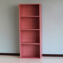 양지가구 공간박스 4단 책장, 핑크