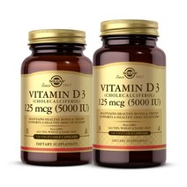 솔가 비타민 D3 5000IU 콜레칼시페롤 120/240베지캡슐, 02. 비타민D 5000mcg 240캡슐