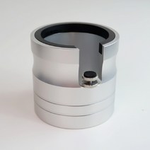 1구 탬핑스테이션 포터필터 거치대 홀더 받침대 실버 58mm, 블랙, 1개