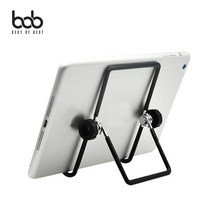 bob 논슬립 와이어 접이식 스마트폰 태블릿PC 거치대, 대형_화이트