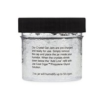 Joe Cool Cigar 시가 휴미더용 크리스탈 젤 가습기 (56.7g(2온스) 병) - 2팩