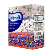 미래생활 잘풀리는집 어린이집 각티슈 200매 3입 곽휴지 고급 미용 화장용 사각 곽티슈, 본상품선택