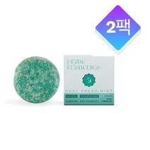 HOME REMEDIES 홈 리메디즈 쿨 프레쉬 민트 비듬 샴푸 바 HOME REMEDIES Cool Fresh Mint Shampoo Bar Dandruff Shampoo Ba