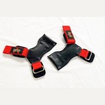 발레오 헬스스트랩 퀵그립 헬스장갑 손목보호대 데드리프트 턱걸이 풀업 바벨로우, 레드