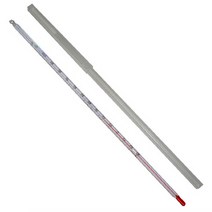 유일 알콜온도계 유리 막대 알코올 온도계 -30-110도 30cm 1도 휴대용 아나로그