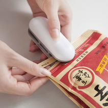 간편한 비닐 접합기 포장기계 커피 미니 핸드 실링기, 그레이