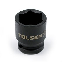 TOLSEN 툴쎈 임팩소켓 복스알(단) 1/2 17mm, 1/2인치 17mm, 1개