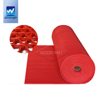 A타입 미끄럼방지매트 맘보매트 웨이브매트 롤고무매트 1.2Mx6M 두께 5mm, 02_적색(5mm)