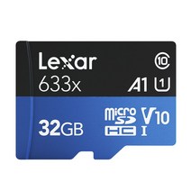 렉사 메모리 TF카드 마이크로SD 블랙 + 블루, 32GB