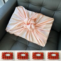 STRAWBERRY [보자기+노리개 포장] 프리미엄 딸기 선물세트 딸기선물세트 500g x 4팩 2kg, 1개