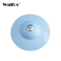 배관자제 스토퍼 WALFOS 필터 풀 세면대 헤어 하수도 탈취제 욕조 막기 주방 도구, 05 1PC Blue