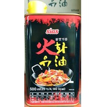 화유 불맛 기름 시아스 500ml x6개 향미유 전문 업소 petoi0*996514008GY, 1