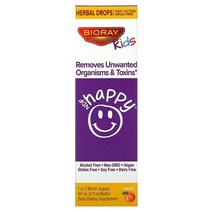 Bioray 바이오레이 키즈 액상 클로렐라 엔디에프 해피 피치 NDF Happy Removes Unwanted Organisms 60ml